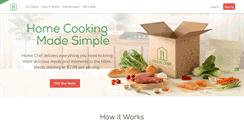 Desktop Screenshot of homechef.com
